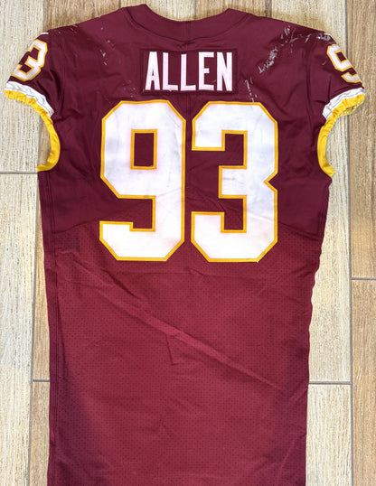 Jonathan Allen GAME-WORN & PHOTO-MATCHED Jersey Washington Commanders | 12/26/21 vs. Cowboys (Salute to Service Game) | PSA Certified | Size 44