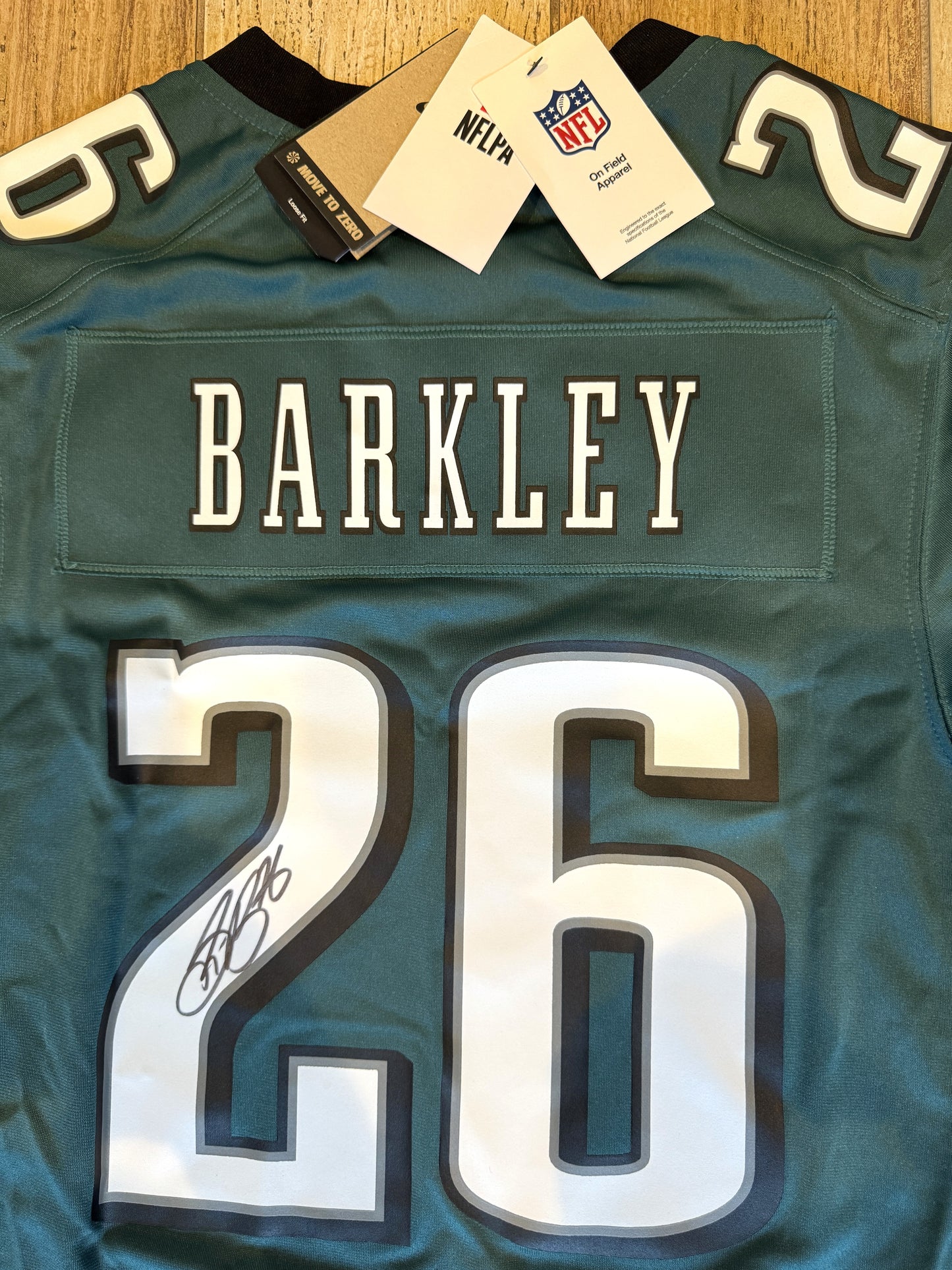 Saquon Barkley Signed✍️Philadelphia Eagles🦅NFL Jersey👕Includes PSA COA💥