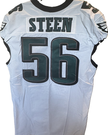 Tyler Steen GAME-USED💪09/06/24 Philadelphia Eagles🦅NFL Jersey👕vs Green Bay Packers Inc. PSA Certification