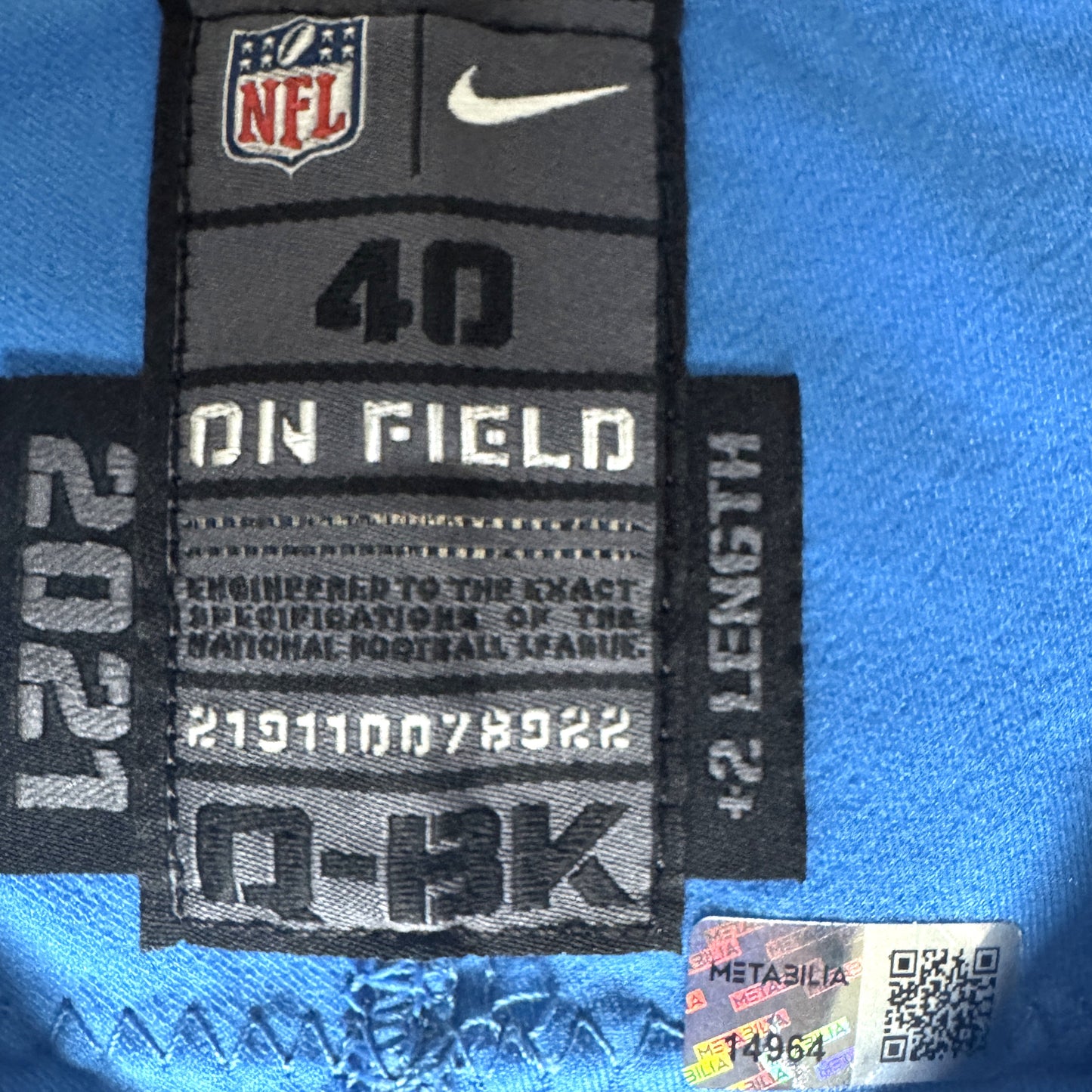 Justin Herbert TEAM-ISSUED💪Los Angeles Chargers⚡NFL Nike Jersey includes Captains Patch