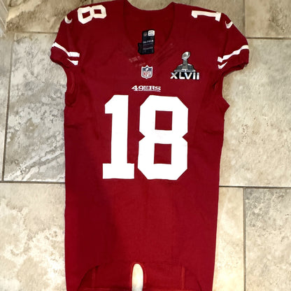 Ricardo Lockette TEAM-ISSUED💪SuperBowl XLVII San Francisco 49ers NFL Jersey👕