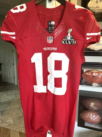 Ricardo Lockette TEAM-ISSUED💪SuperBowl XLVII San Francisco 49ers NFL Jersey👕
