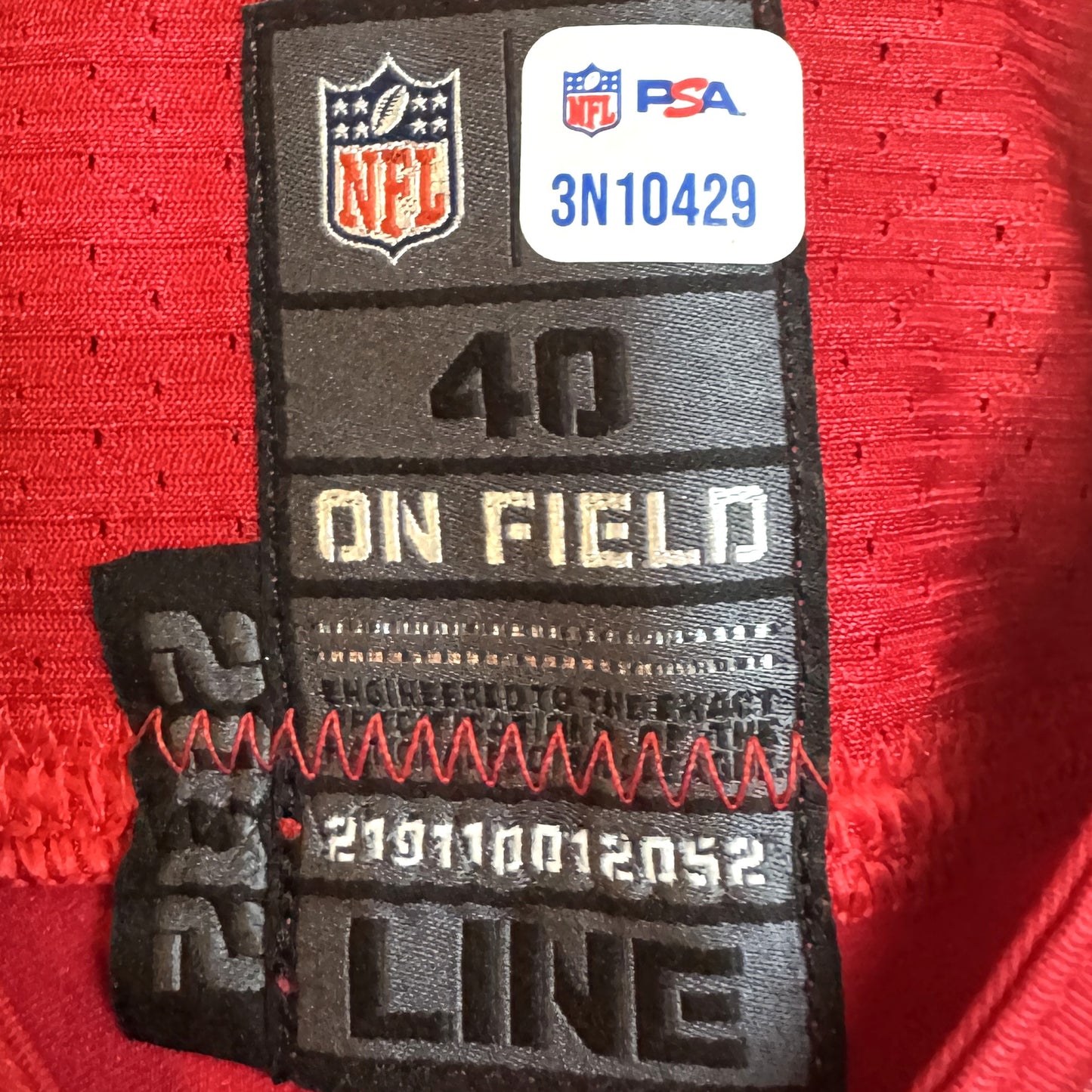 Ricardo Lockette TEAM-ISSUED💪SuperBowl XLVII San Francisco 49ers NFL Jersey👕