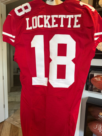 Ricardo Lockette TEAM-ISSUED💪SuperBowl XLVII San Francisco 49ers NFL Jersey👕