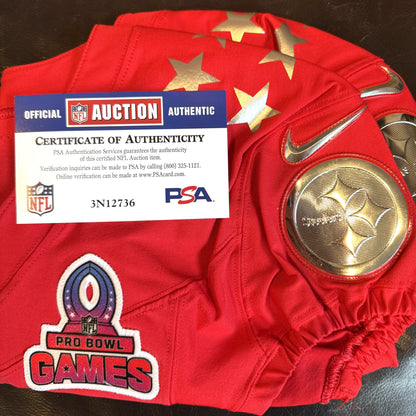 Patrick Queen TEAM-ISSUED💪2025 Pro Bowl Games Pittsburgh Steelers NFL Jersey👕Inc. PSA Authentication🛡️