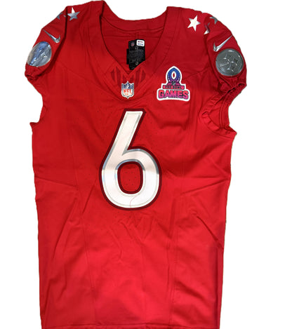 Patrick Queen TEAM-ISSUED💪2025 Pro Bowl Games Pittsburgh Steelers NFL Jersey👕Inc. PSA Authentication🛡️