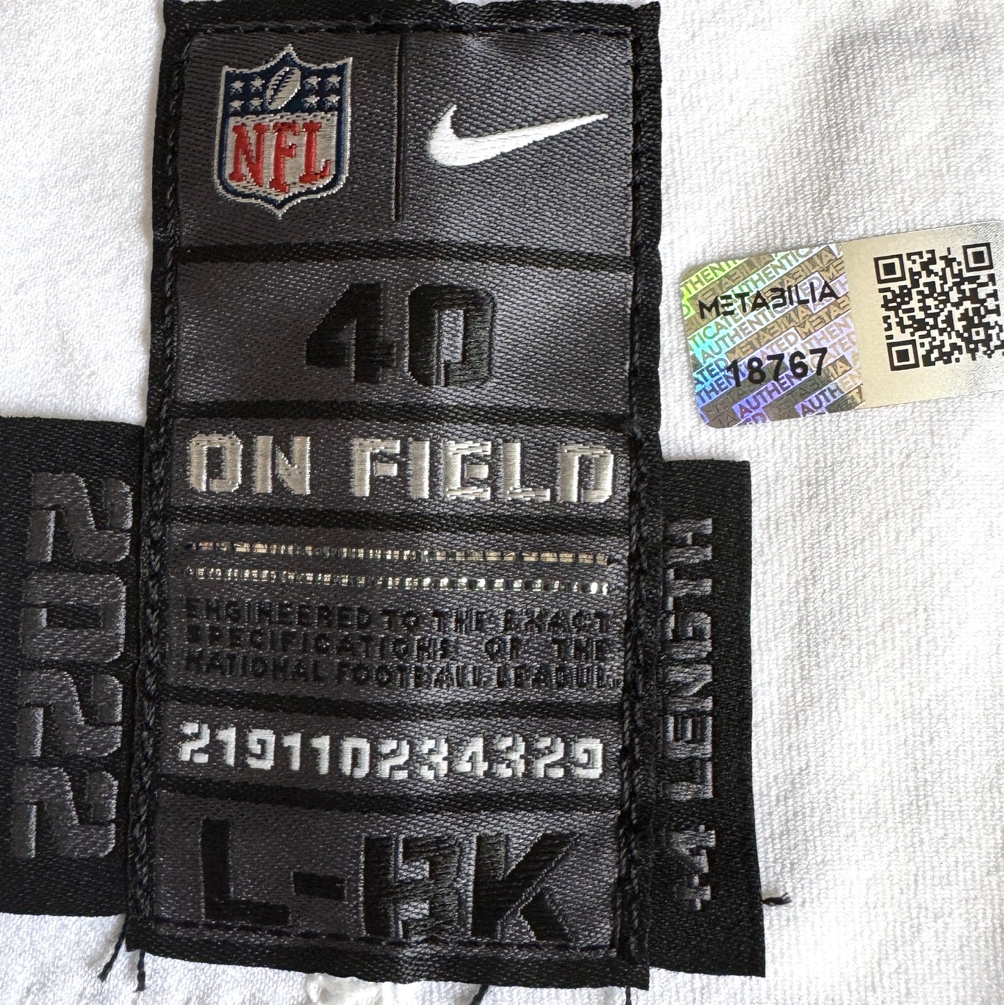 Nico Collins GAME ISSUED 💪 and Signed ✍️ Houston Texans 🐂 Nike NFL Jersey inc. COA🛡️