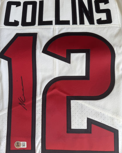 Nico Collins GAME ISSUED 💪 and Signed ✍️ Houston Texans 🐂 Nike NFL Jersey inc. COA🛡️