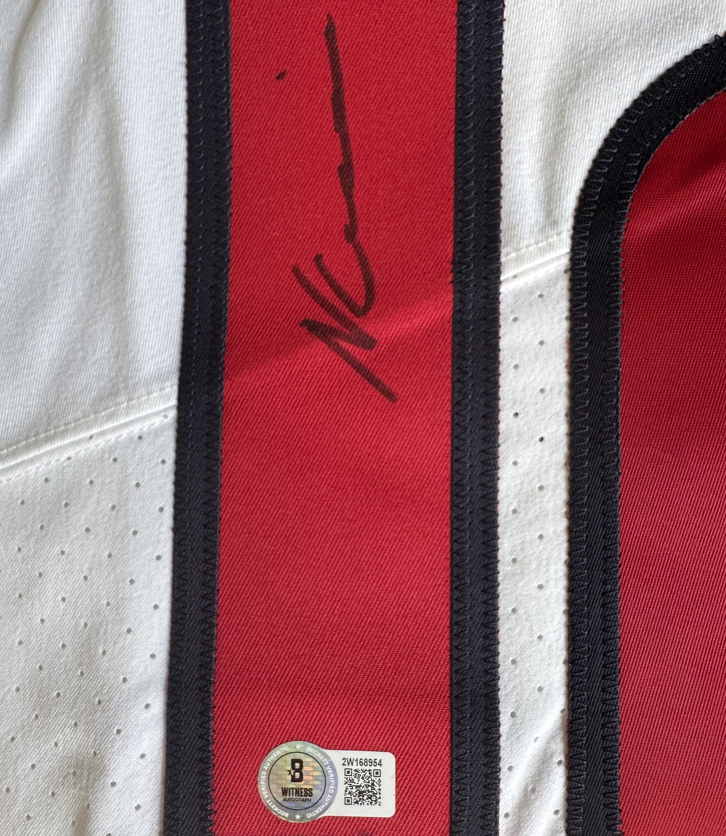 Nico Collins GAME ISSUED 💪 and Signed ✍️ Houston Texans 🐂 Nike NFL Jersey inc. COA🛡️