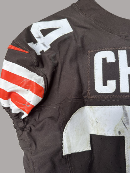 Nick Chubb GAME WORN/USED 10/27/24 💪 PHOTO-MATCHED 📸 Cleveland Browns On-Field NFL Jersey 👕 vs. Baltimore Ravens Also includes Professional Sports Authenticator (PSA)