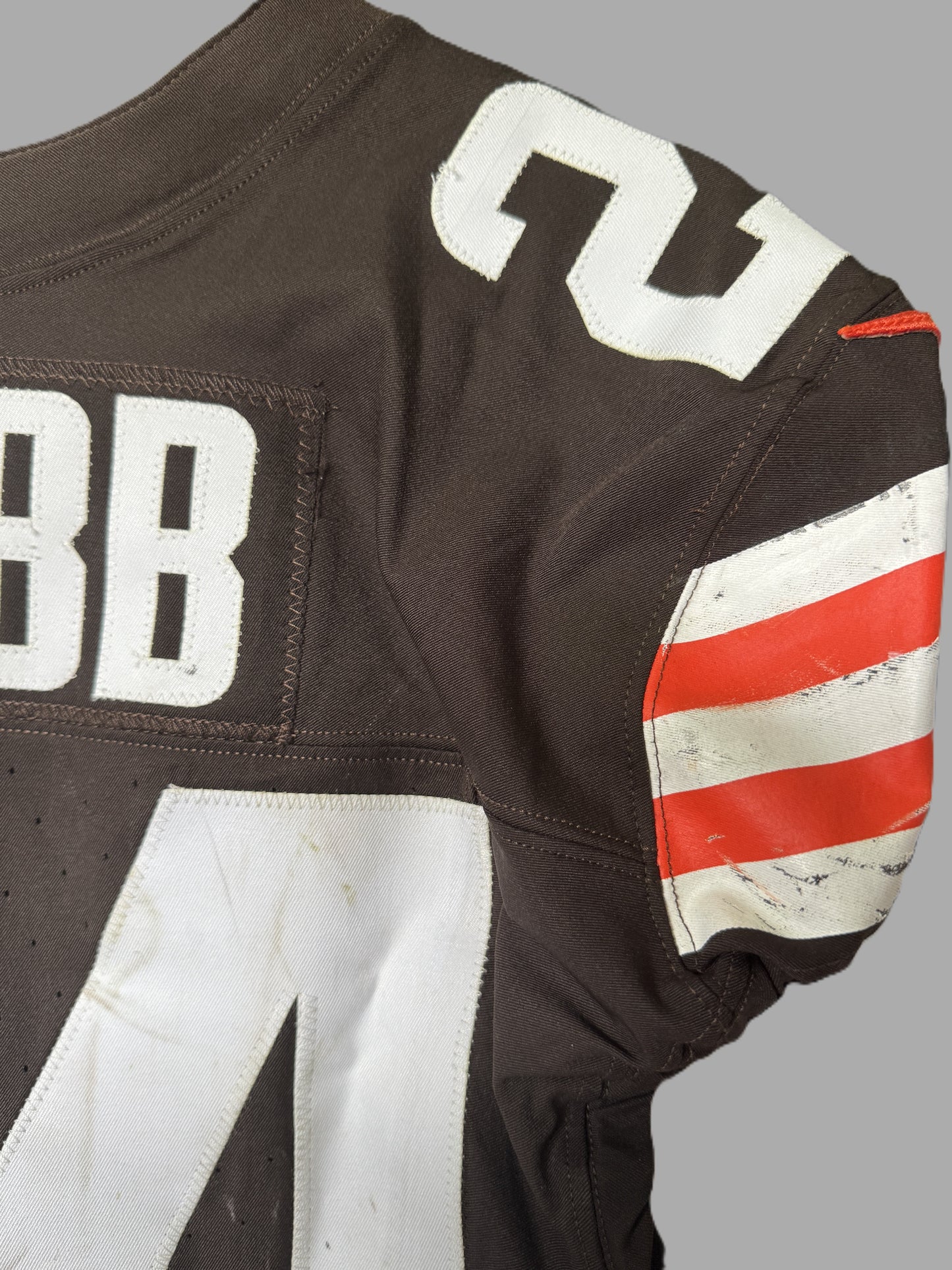 Nick Chubb GAME WORN/USED 10/27/24 💪 PHOTO-MATCHED 📸 Cleveland Browns On-Field NFL Jersey 👕 vs. Baltimore Ravens Also includes Professional Sports Authenticator (PSA)