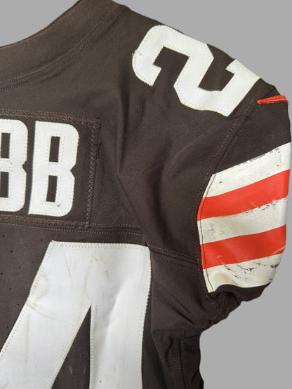 Nick Chubb GAME WORN/USED 10/27/24 💪 PHOTO-MATCHED 📸 Cleveland Browns On-Field NFL Jersey 👕 vs. Baltimore Ravens Also includes Professional Sports Authenticator (PSA)
