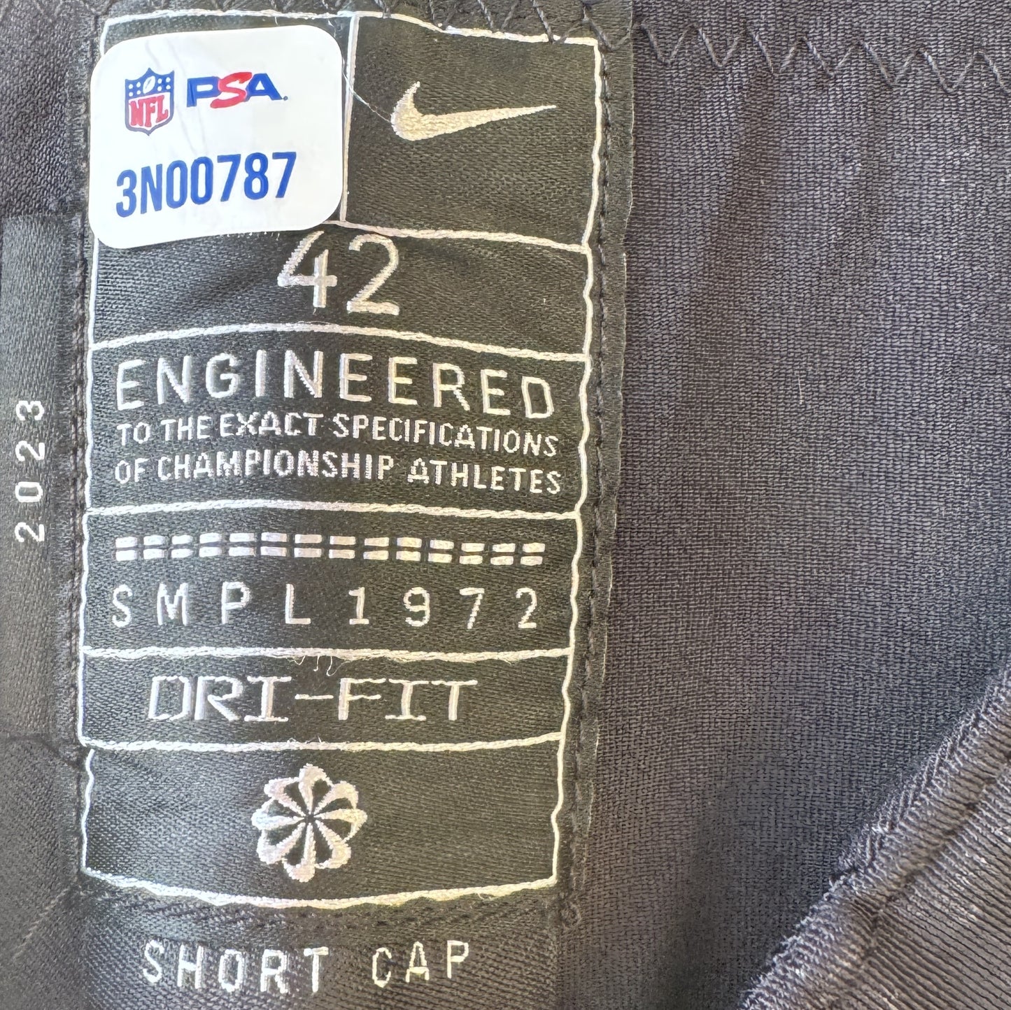 Brenton Strange GAME USED 10/1/23 Jacksonville Jaguars 🐆 Nike NFL Jersey vs. Atlanta Falcons in London 🇬🇧