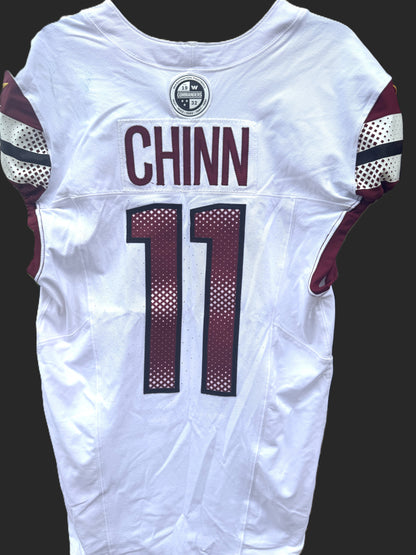 Jeremy Chinn GAME WORN💪2025 Season Washington Commanders NFL Jersey👕inc.COA