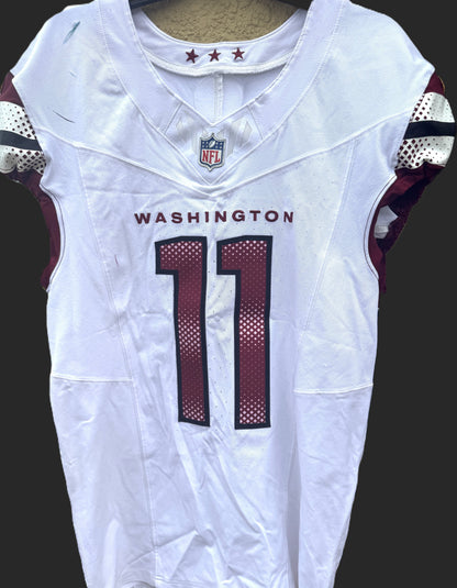 Jeremy Chinn GAME WORN💪2025 Season Washington Commanders NFL Jersey👕inc.COA
