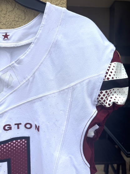 Jeremy Chinn GAME WORN💪2025 Season Washington Commanders NFL Jersey👕inc.COA