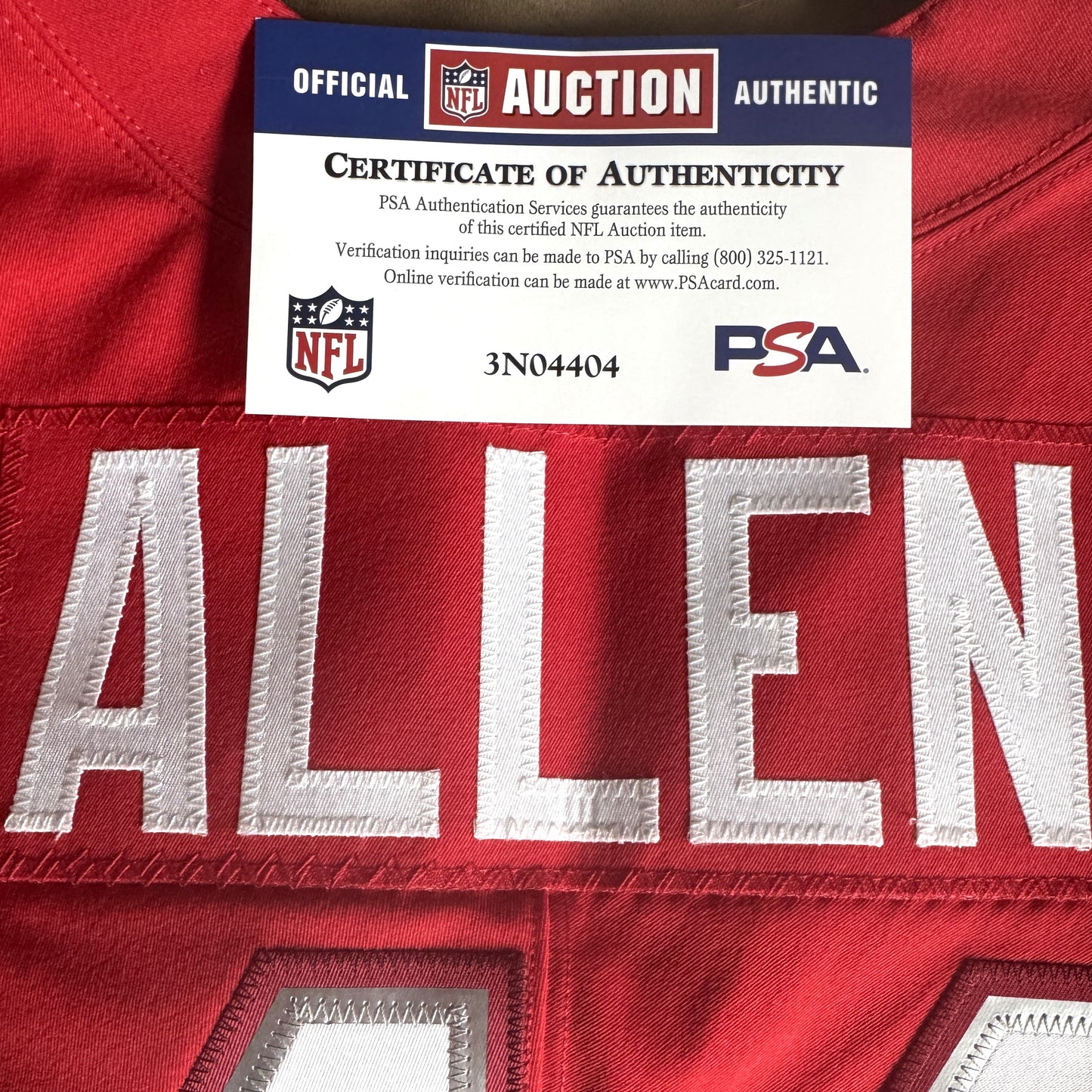 Josh Allen Game Issued💪Pro Bowl Games Jacksonville Jaguars 🐆 Nike NFL Jersey👕Inc. PSA COA 🛡️