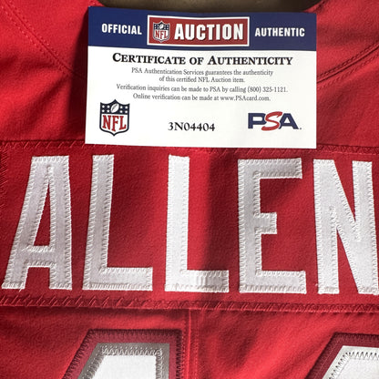 Josh Allen Game Issued💪Pro Bowl Games Jacksonville Jaguars 🐆 Nike NFL Jersey👕Inc. PSA COA 🛡️
