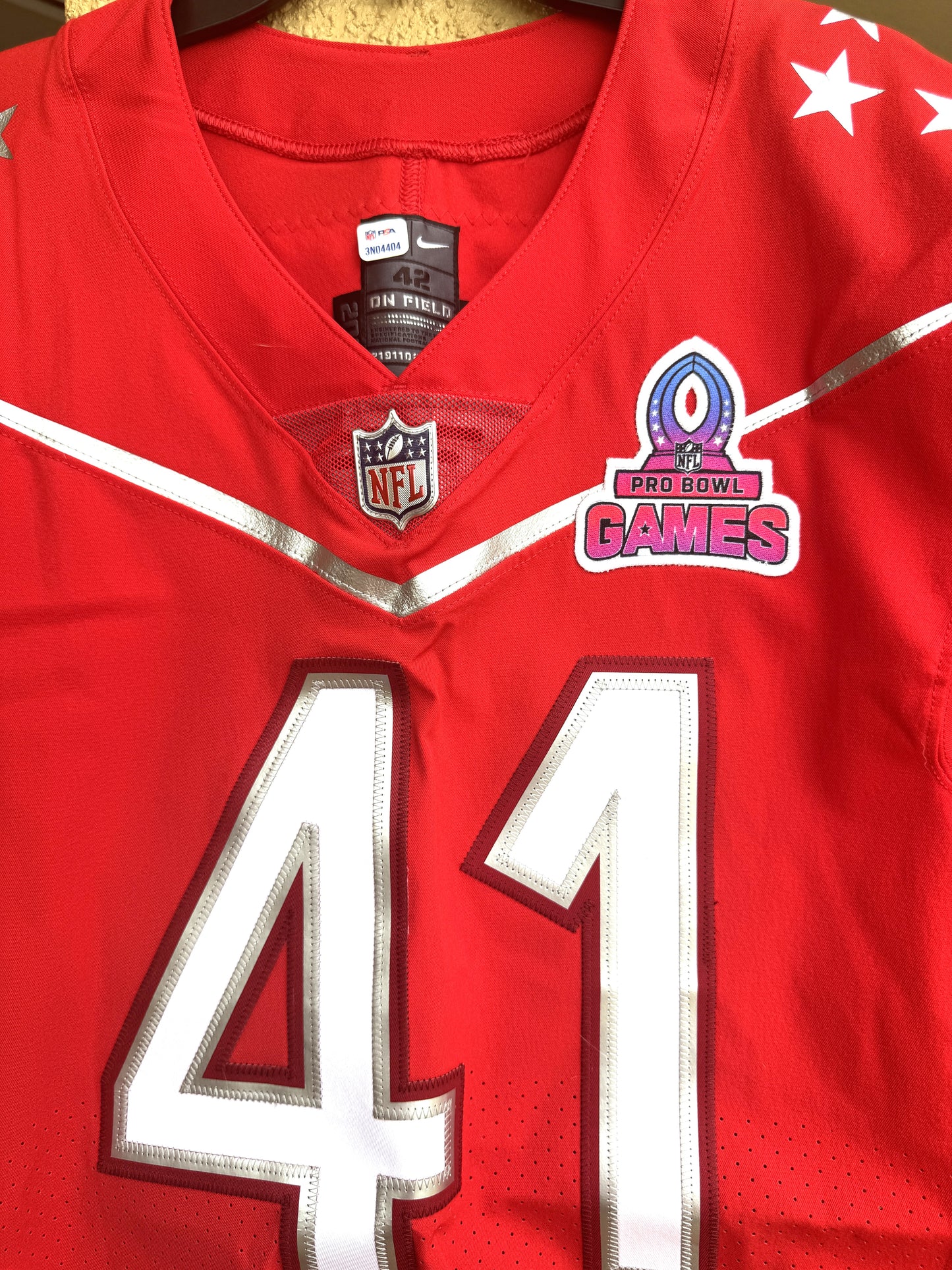 Josh Allen Game Issued💪Pro Bowl Games Jacksonville Jaguars 🐆 Nike NFL Jersey👕Inc. PSA COA 🛡️