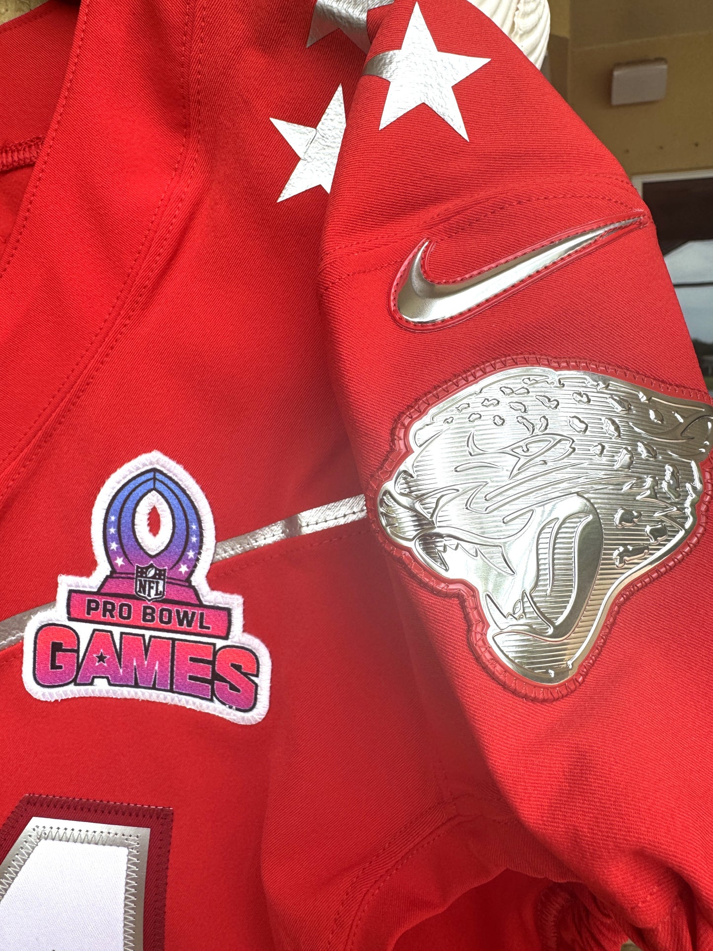 Josh Allen Game Issued💪Pro Bowl Games Jacksonville Jaguars 🐆 Nike NFL Jersey👕Inc. PSA COA 🛡️
