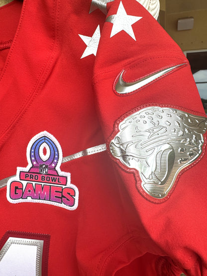 Josh Allen Game Issued💪Pro Bowl Games Jacksonville Jaguars 🐆 Nike NFL Jersey👕Inc. PSA COA 🛡️
