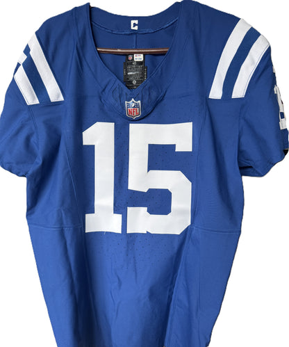 Joe Flacco Hand SIGNED ✍️ TEAM ISSUED 💪 Indianapolis Colts NFL Nike Jersey 👕 Inc. COA 🛡️