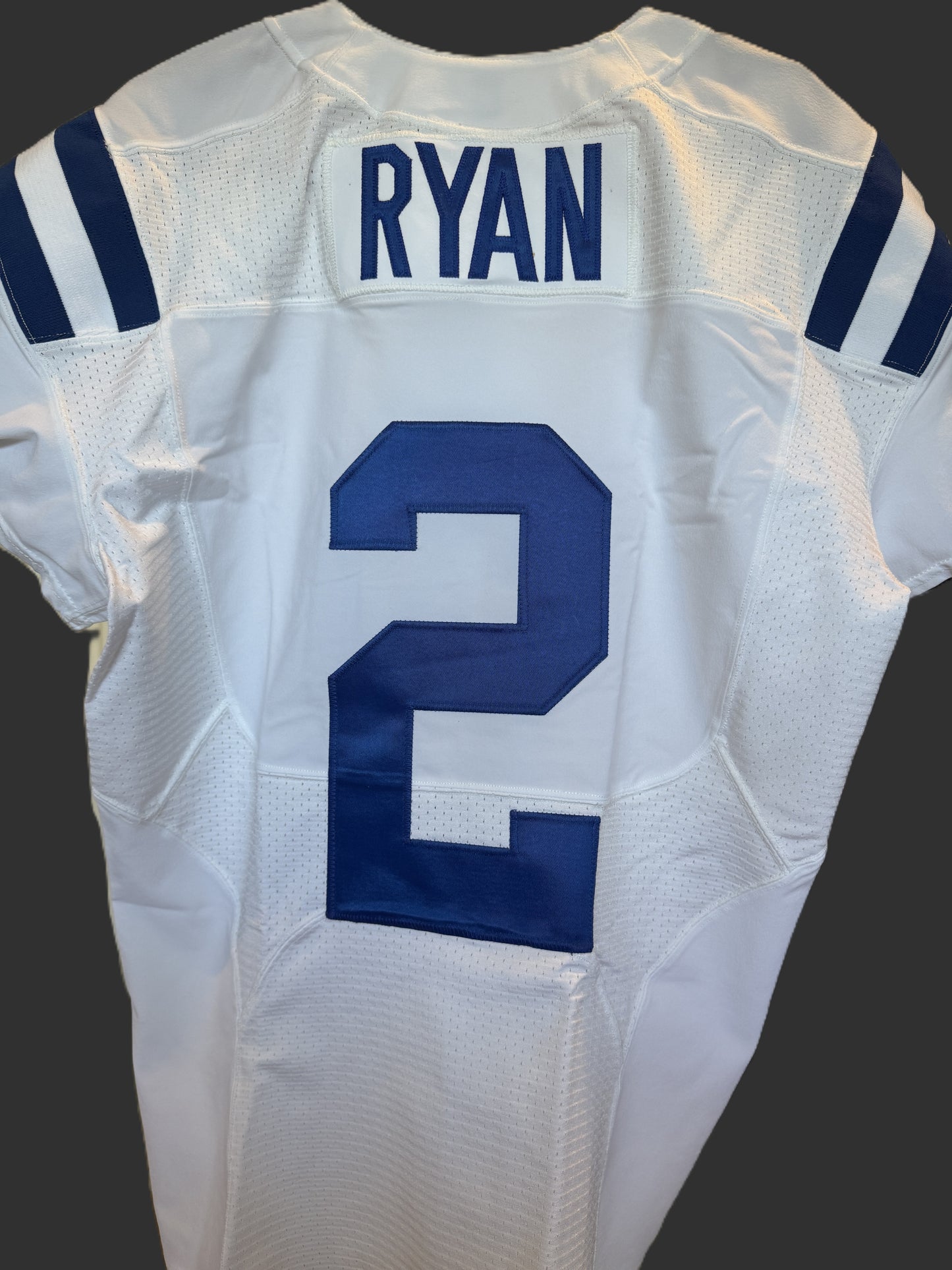 Matt Ryan TEAM ISSUED 💪 Indianapolis Colts 🐎 Nike NFL Jersey 👕Also  Includes COA 🛡️ and Captain's Patch