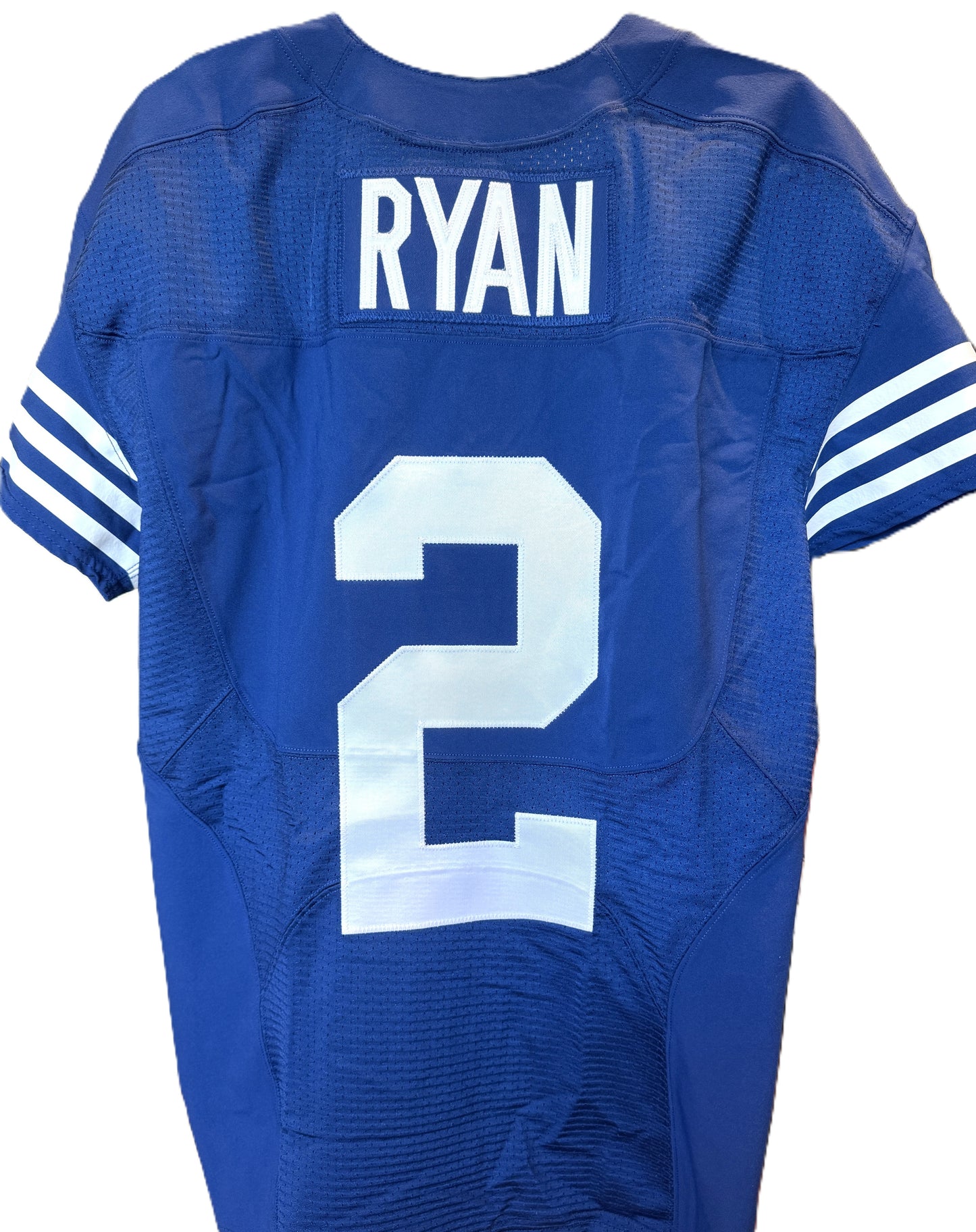 Matt Ryan TEAM ISSUED 💪 Indianapolis Colts 🐎 Nike NFL Jersey 👕 Includes COA 🛡️ + Captain's Patch