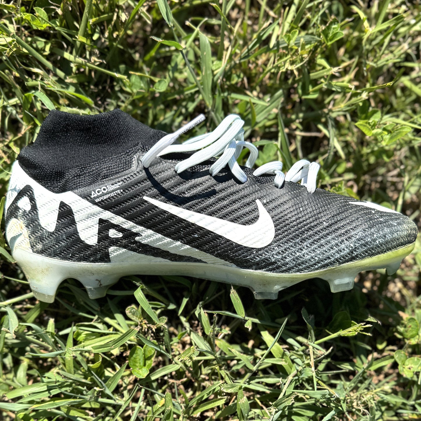 Justin Tucker Signed✍️GAME WORN💪NFL Cleats👟24-25 Season Ravens💜Inscribed🛡️Worn wk 9 vs Denver Broncos 11/03/24 & wk 11 @ Pittsburgh 11/17/24