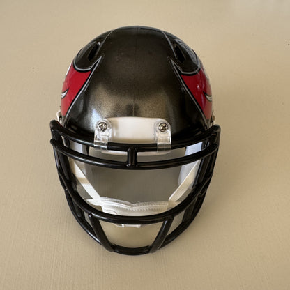 Yaya Diaby💪Hand-Signed Tampa Bay Buccaneers🏴‍☠️ Riddell Mini Helmet Includes COA🏈