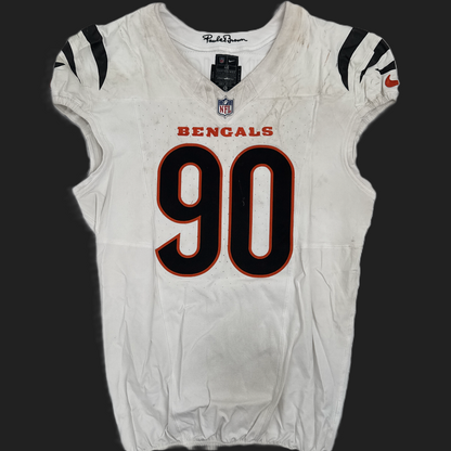 Kris Jenkins Jr. GAME-WORN 09/07/25💪Cincinnati Bengals🐅NFL Jersey vs Cleveland Browns