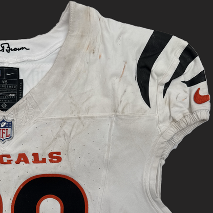 Kris Jenkins Jr. GAME-WORN 09/07/25💪Cincinnati Bengals🐅NFL Jersey vs Cleveland Browns