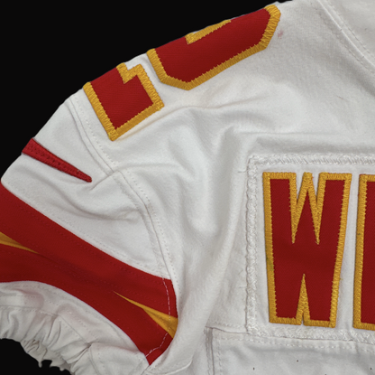 Joshua Williams GAME-USED💪09/05/25 Kansas City Chiefs NFL Jersey vs. Los Angeles Chargers