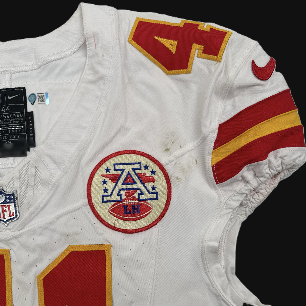 James Winchester GAME-WORN💪09/05/25 Kansas City Chiefs NFL Jersey vs. Los Angeles Chargers