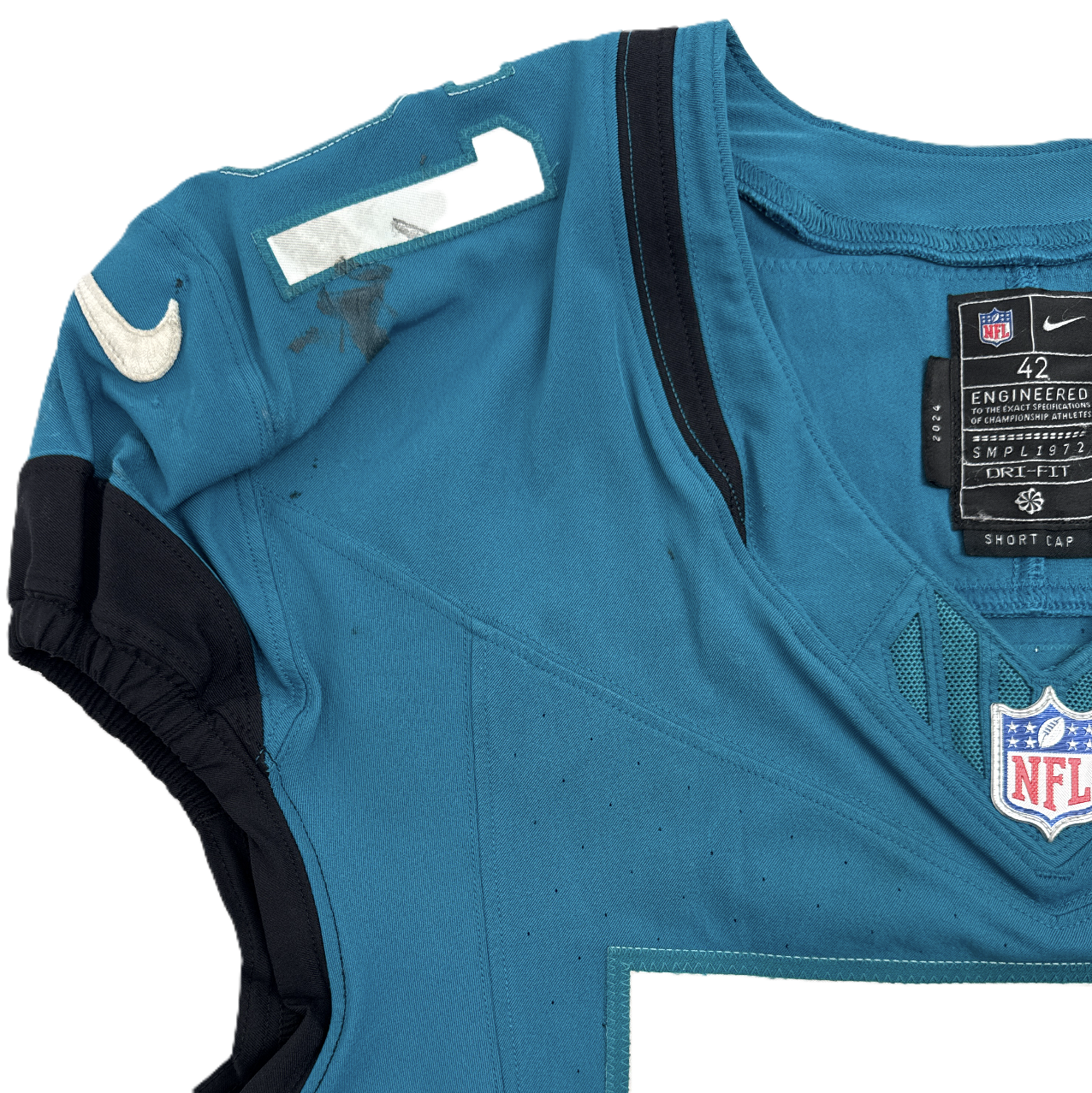 Ventrell Miller GAME WORN 09/07/25 Jacksonville Jaguars 🐆 Nike NFL Jersey 👕 vs. Carolina Panthers First Game of the 2025 Season
