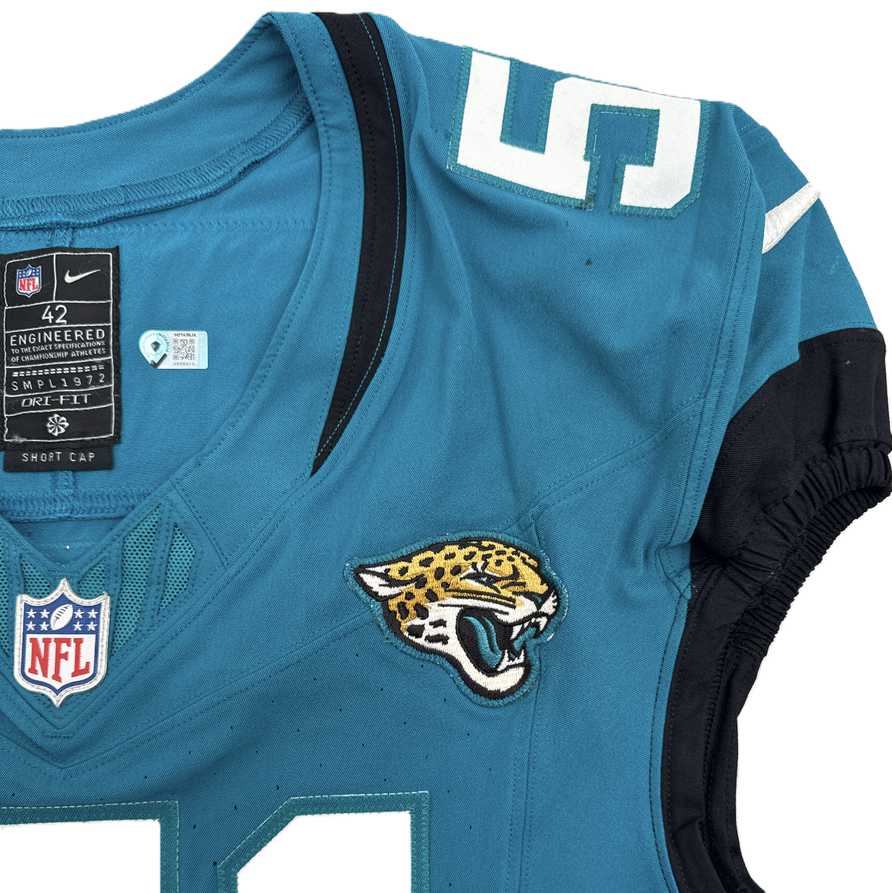 Ventrell Miller GAME WORN 09/07/25 Jacksonville Jaguars 🐆 Nike NFL Jersey 👕 vs. Carolina Panthers First Game of the 2025 Season