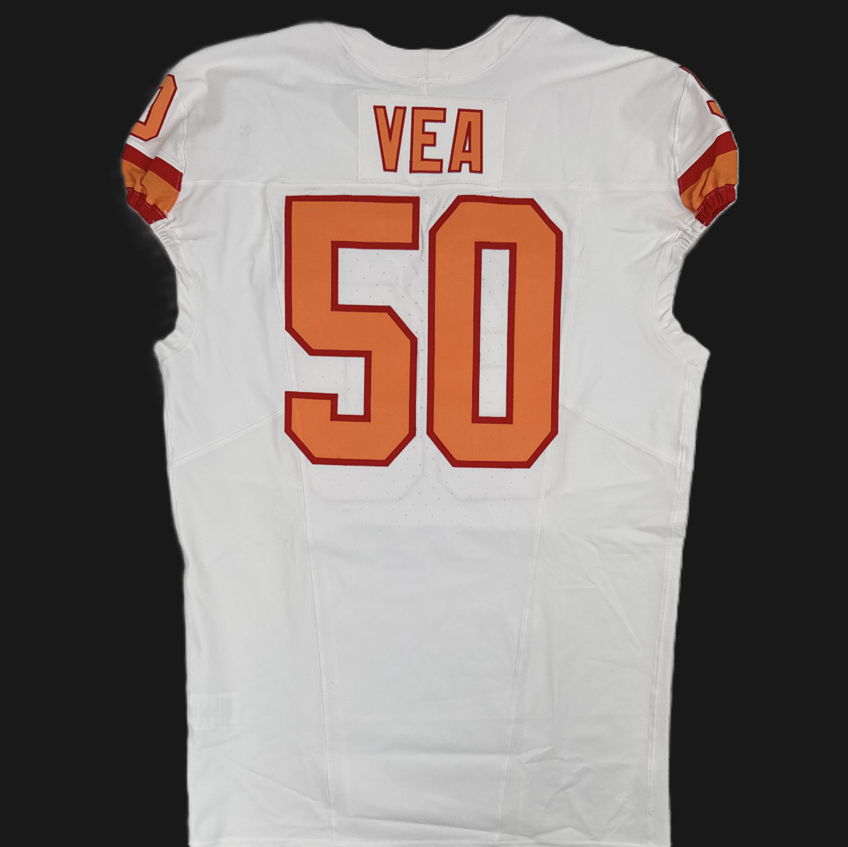 Vita Vea GAME-ISSUED💪Tampa Bay Buccaneers On-Field Nike 1976 Throwback Jersey