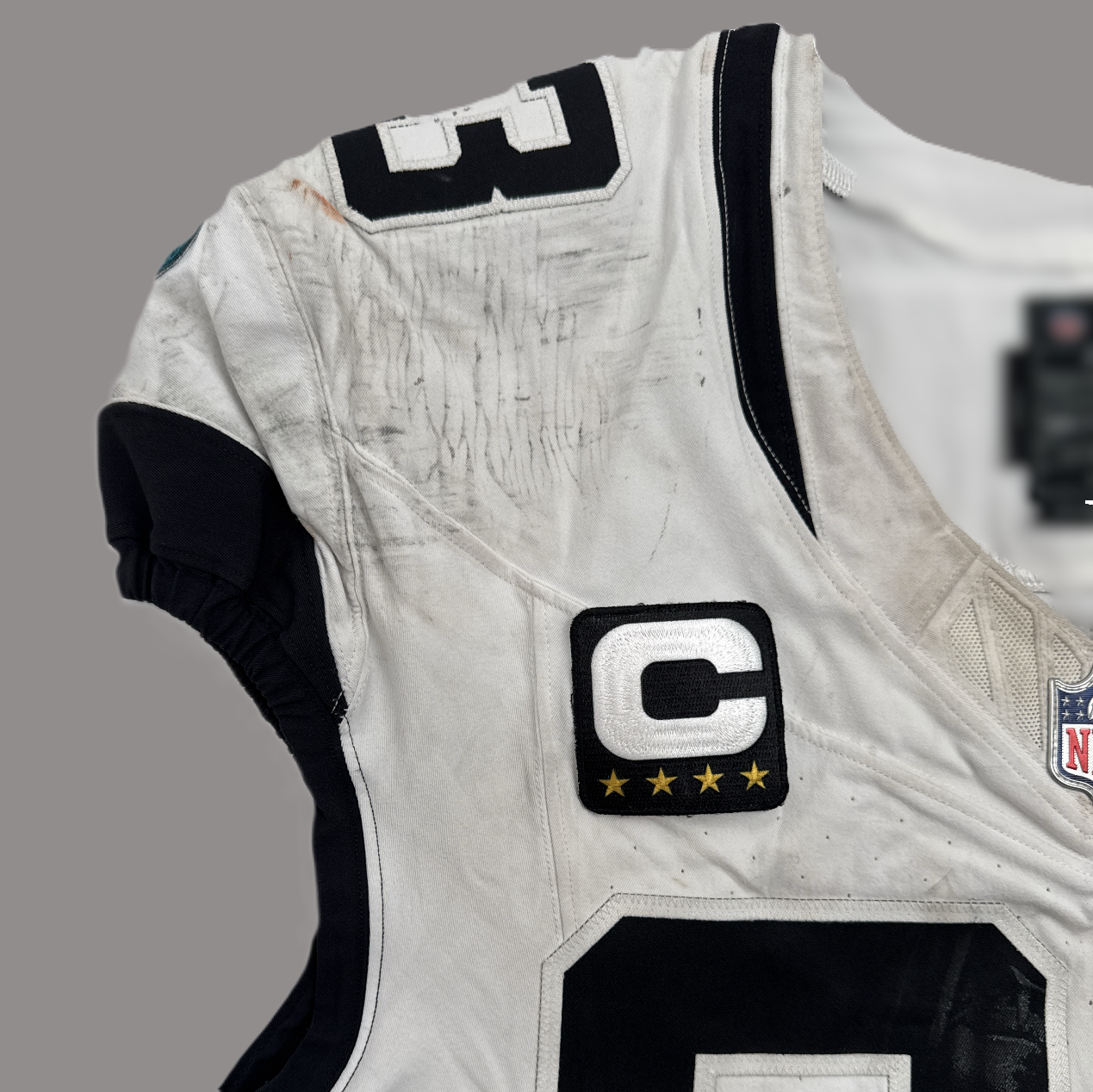 Foye Oluokon GAME-WORN💪09/14/2025 Jaguars🐆NFL On-Field Jersey👕vs.Bengals