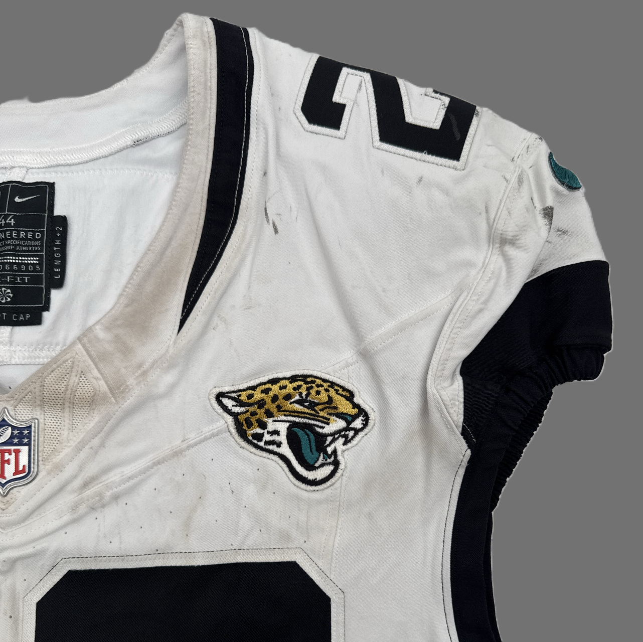 Foye Oluokon GAME-WORN💪09/14/2025 Jaguars🐆NFL On-Field Jersey👕vs.Bengals