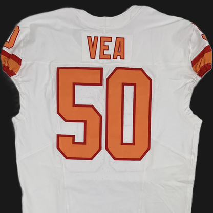 Vita Vea GAME-ISSUED💪Tampa Bay Buccaneers On-Field Nike 1976 Throwback Jersey