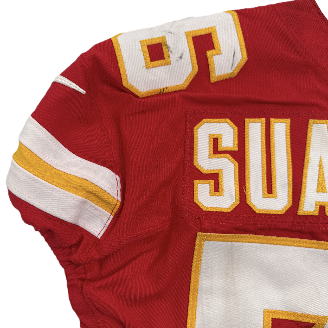 Kingsley Suamataia GAME-USED💪09/14/25 Kansas City Chiefs NFL Jersey🎽vs. Philadelphia Eagles
