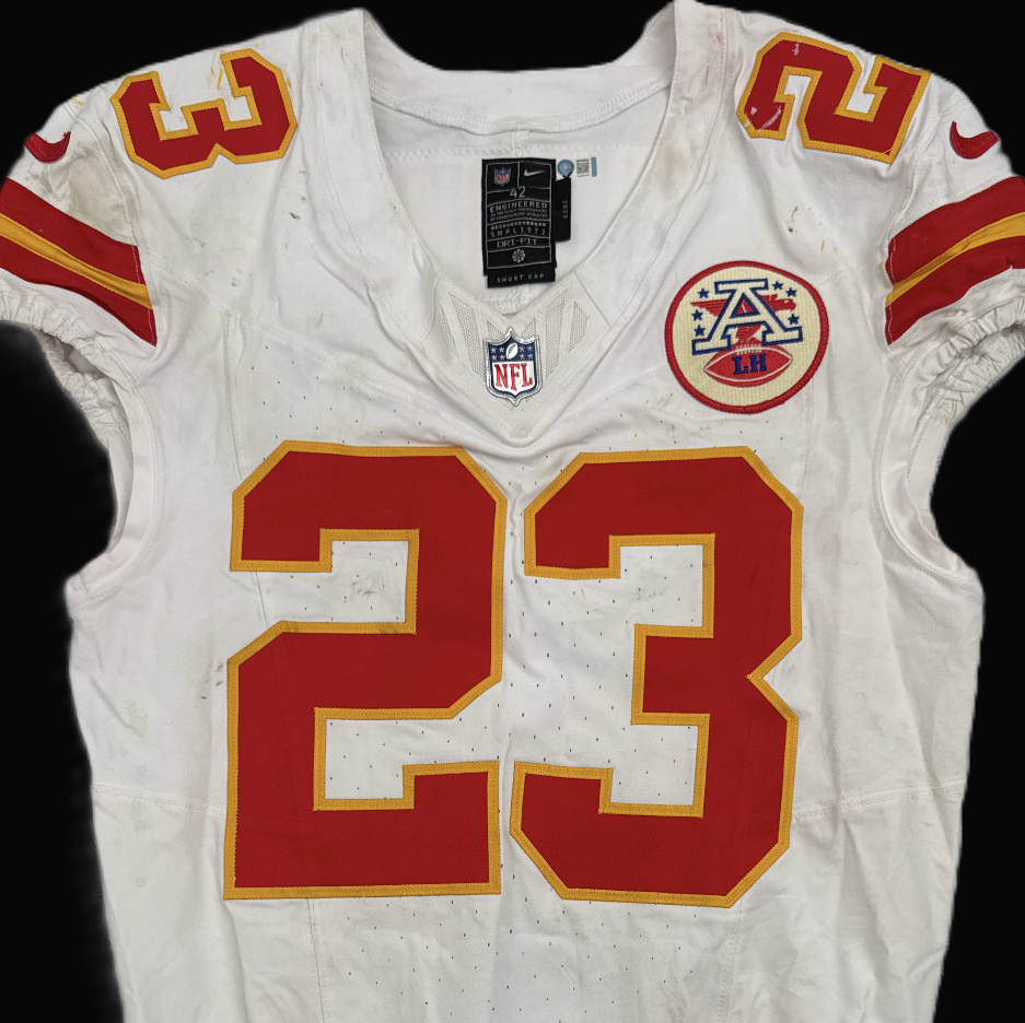 Drue Tranquill GAME-USED💪09/05/25 Kansas City Chiefs NFL Jersey🎽vs. Los Angeles Chargers
