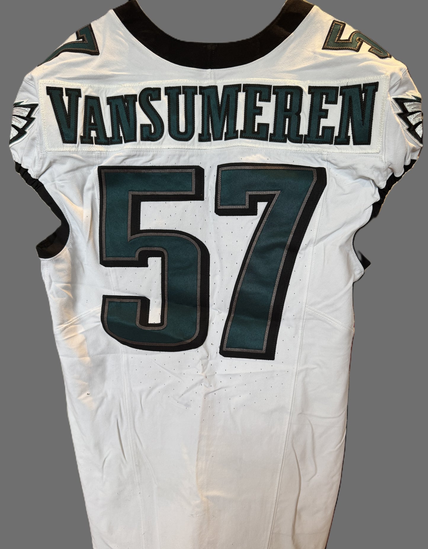 Ben Van Sumeren Game-Worn💪09/06/2024 Philadelphia Eagles🦅NFL Jersey👕 Win vs. Green Bay Packers inc. PSA COA