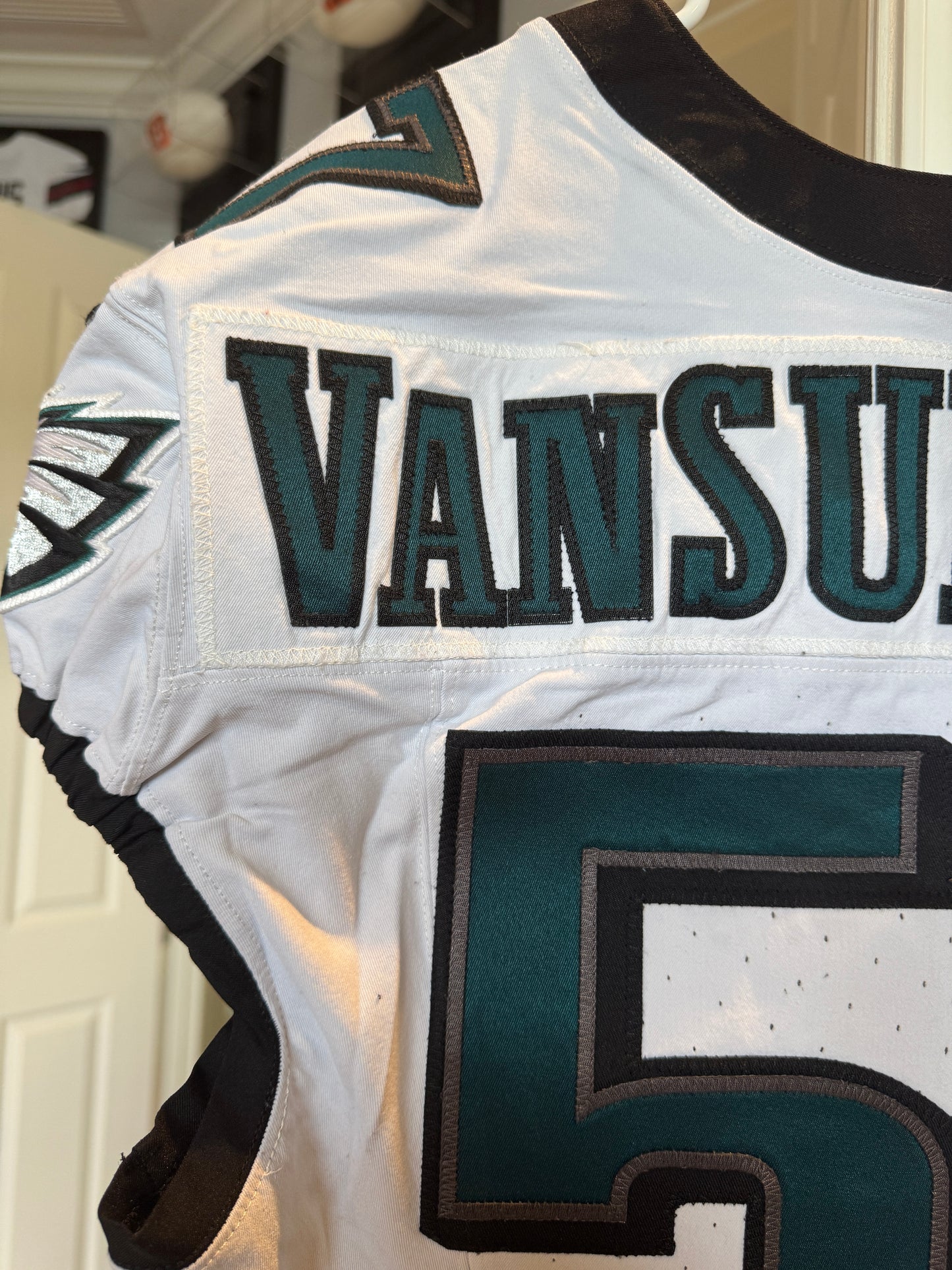Ben Van Sumeren Game-Worn💪09/06/2024 Philadelphia Eagles🦅NFL Jersey👕 Win vs. Green Bay Packers inc. PSA COA