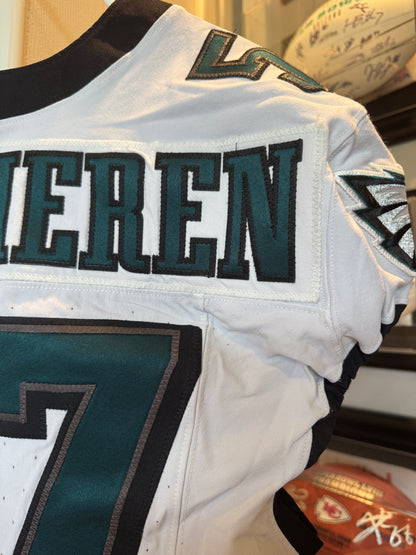 Ben Van Sumeren Game-Worn💪09/06/2024 Philadelphia Eagles🦅NFL Jersey👕 Win vs. Green Bay Packers inc. PSA COA
