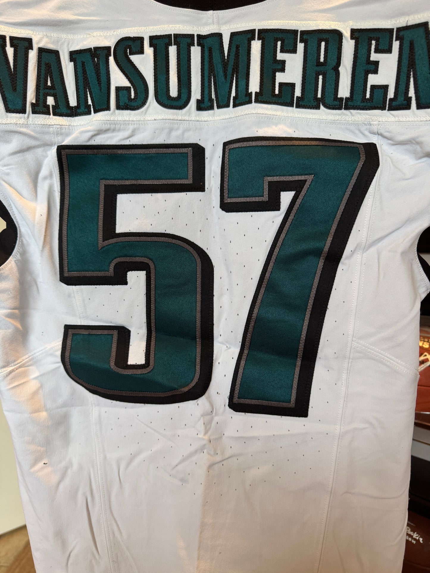 Ben Van Sumeren Game-Worn💪09/06/2024 Philadelphia Eagles🦅NFL Jersey👕 Win vs. Green Bay Packers inc. PSA COA