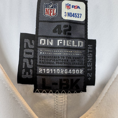Demario Davis GAME ISSUED 💪 Pro Bowl Games 2024 New Orleans Saints Authentic Nike NFL Jersey 👕 With PSA Authenticity 🛡️