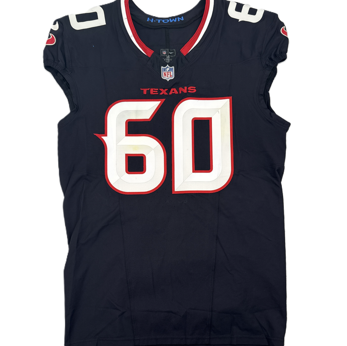 Jake Andrews GAME WORN 💪 09/07/2025 Houston Texans Nike NFL Jersey 🎽 vs. Los Angeles Rams🐏Also includes COA 🛡️
