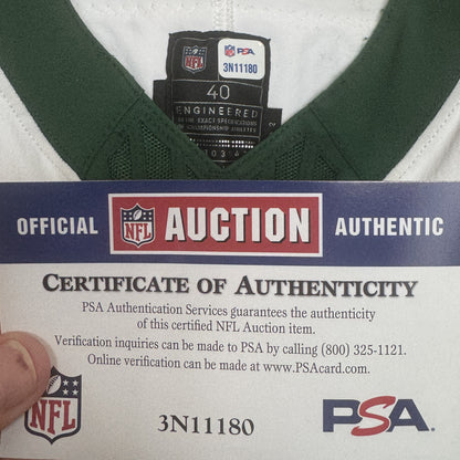 C.J. Mosley GAME USED 💪 10/20/2024 PHOTO MATCHED 📸 New York Jets NFL Nike Jersey👕Inc. PSA COA📄