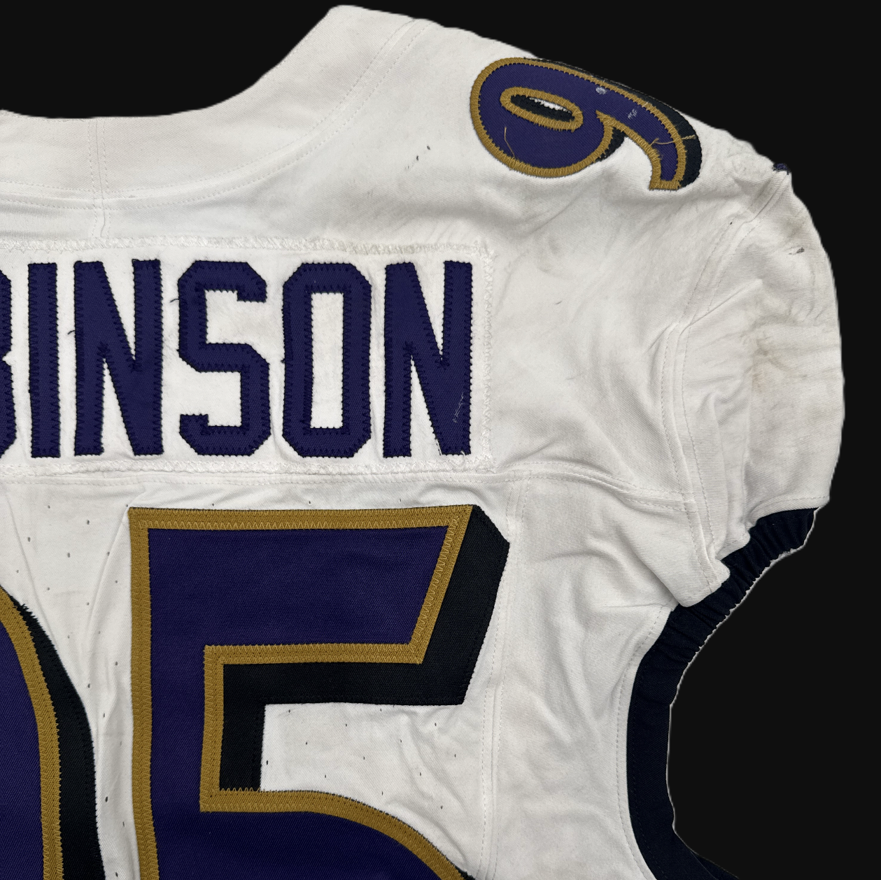 Tavius Robinson GAME-WORN💪09/07/2025 Baltimore Ravens💜NFL Jersey vs. Buffalo Bills🦬